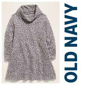 Old Navy Plush-Knit Leopard-Print Swing Dress